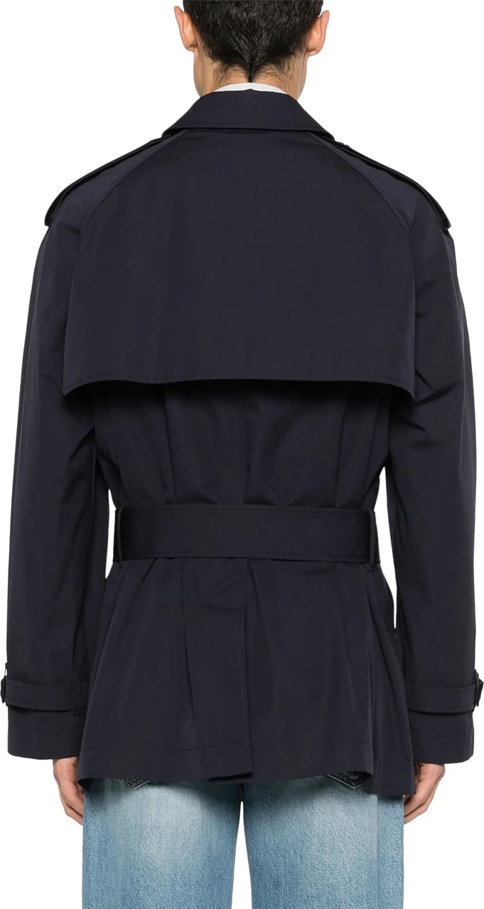 Burberry Highbury Double-Breasted Belted Trench Coat Zwart