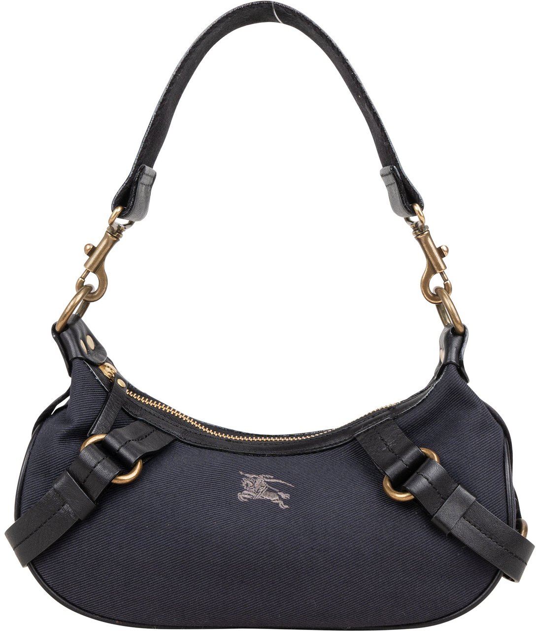 Burberry Burberry Blue Label Cotton Shoulder Bag Navy