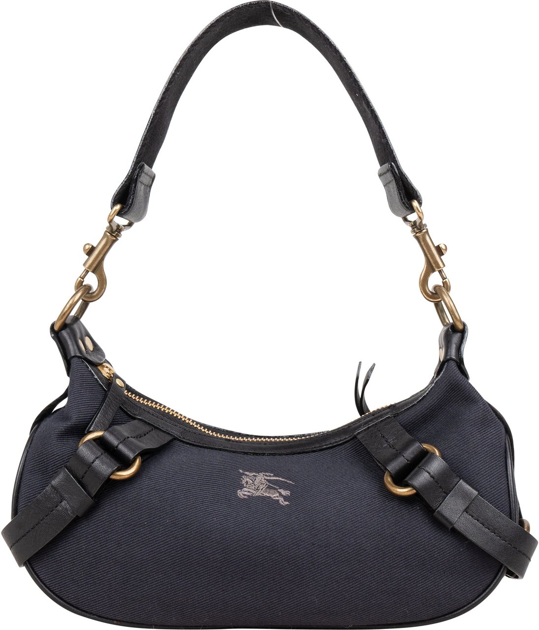 Burberry Burberry Blue Label Cotton Shoulder Bag Navy