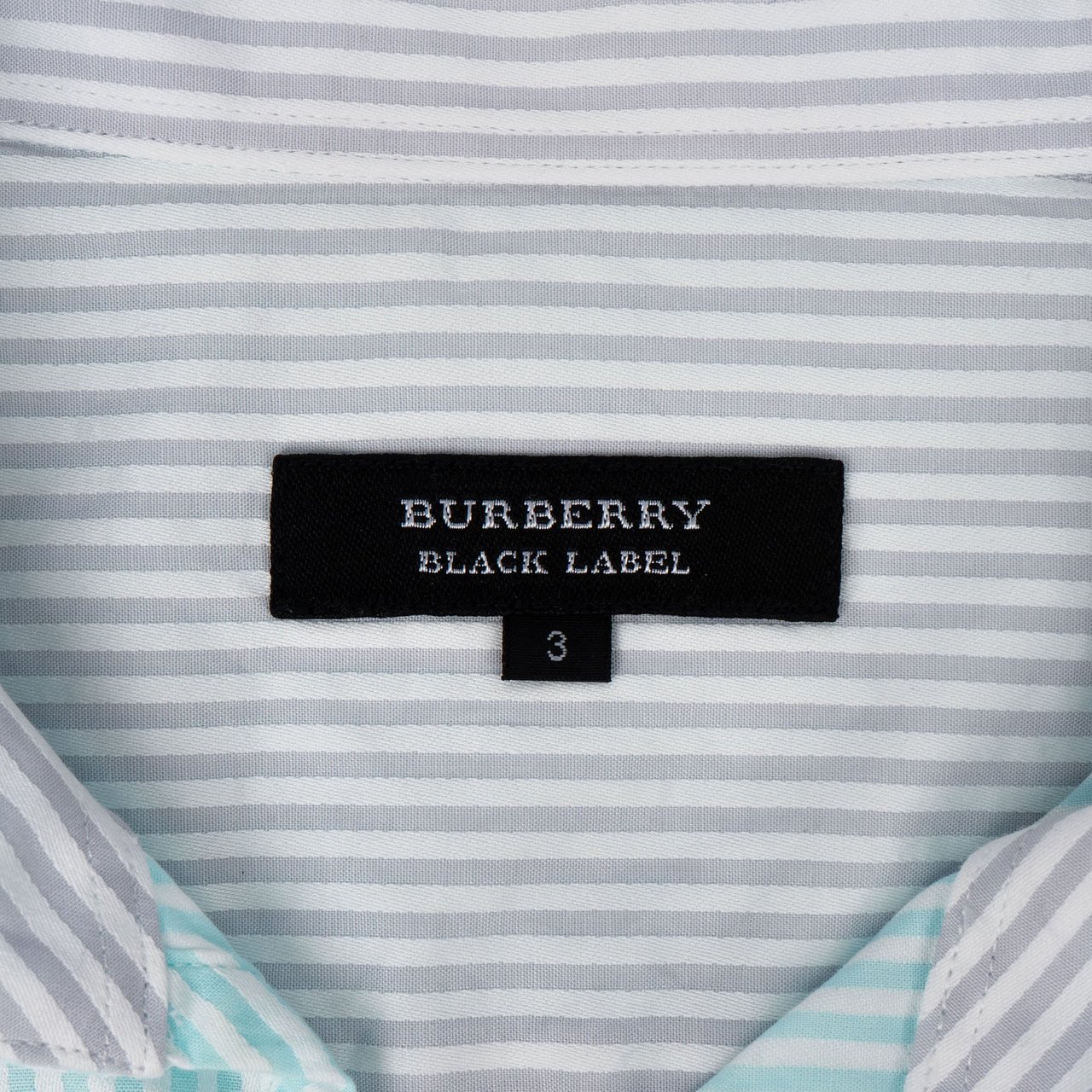 Burberry Burberry Striped Cotton Women Shirt (S) Blauw