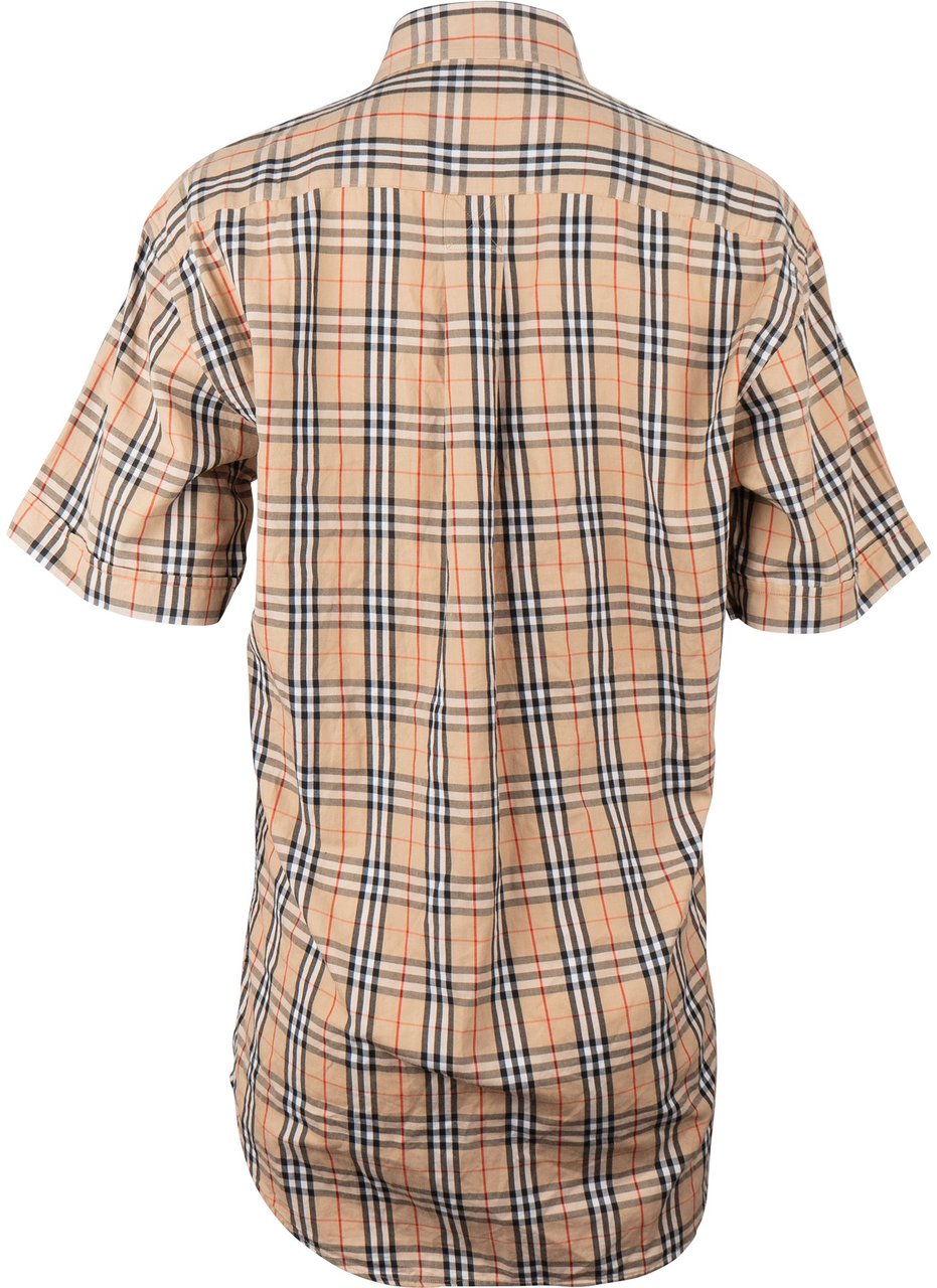 Burberry Burberry Nova-Check Monogram Shirt (M) Beige