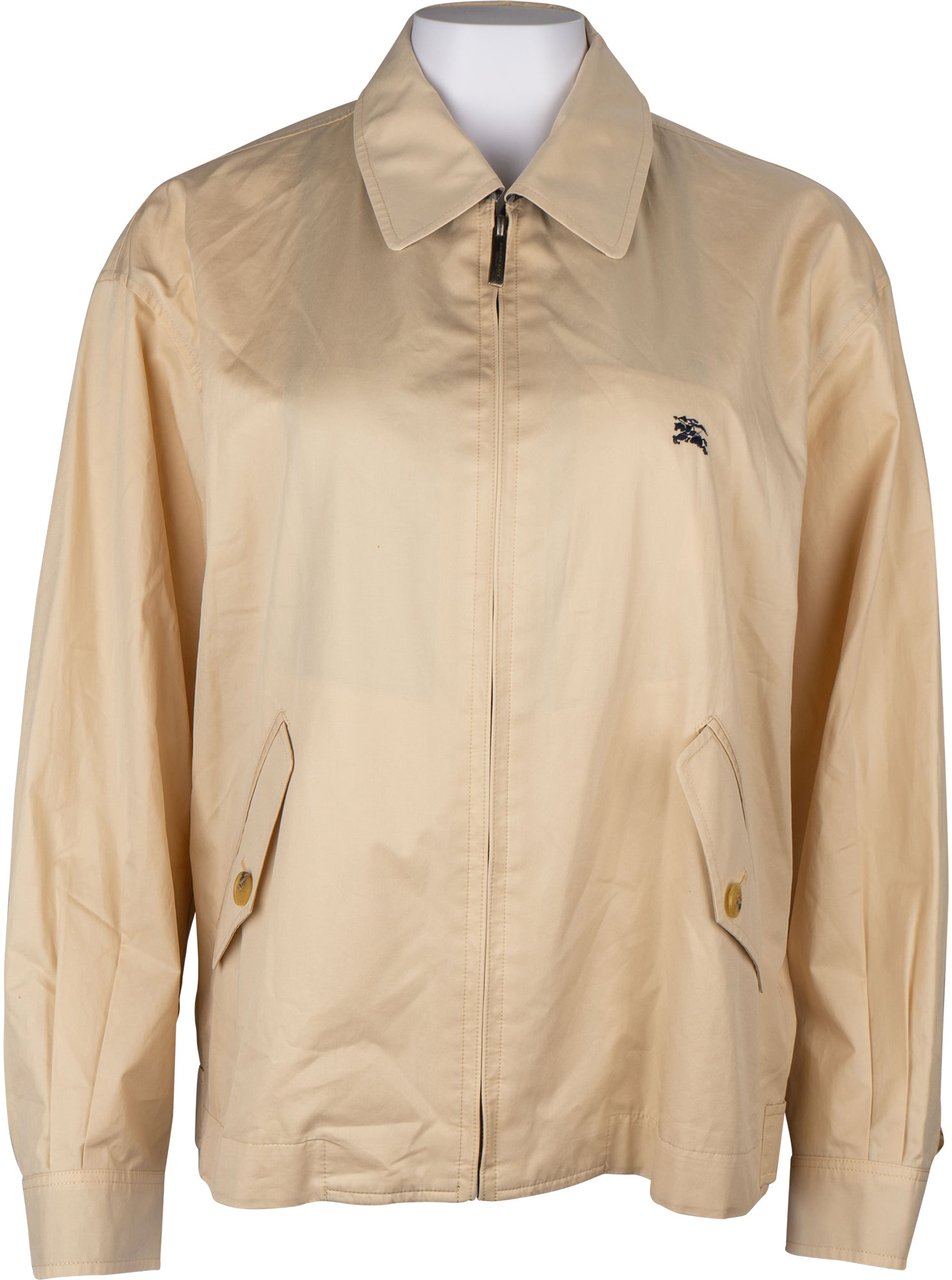 Burberry Burberry London Beige Cotton Men Blouson Jacket (M) Beige