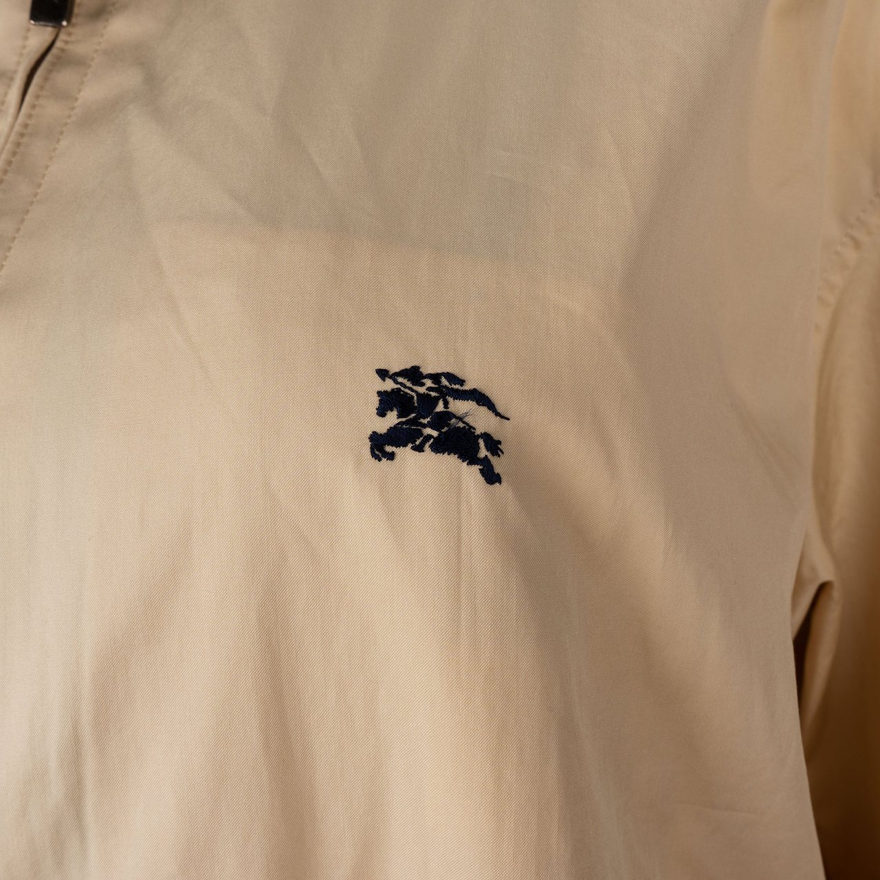 Burberry Burberry London Beige Cotton Men Blouson Jacket (M) Beige