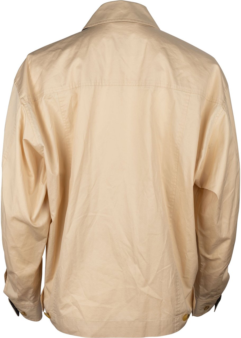 Burberry Burberry London Beige Cotton Men Blouson Jacket (M) Beige