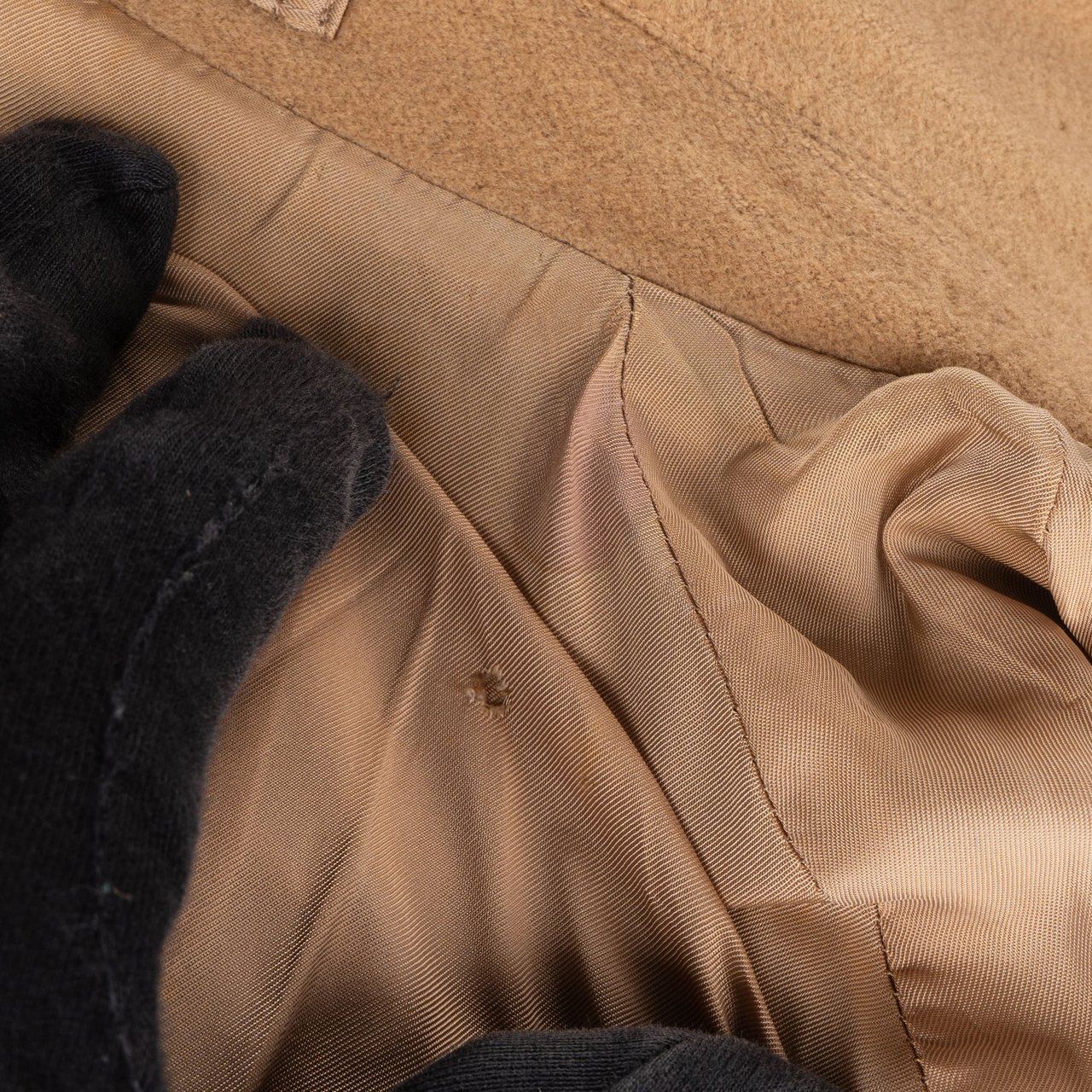 Burberry Burberrys Beige Wool Coat (DE36) Beige