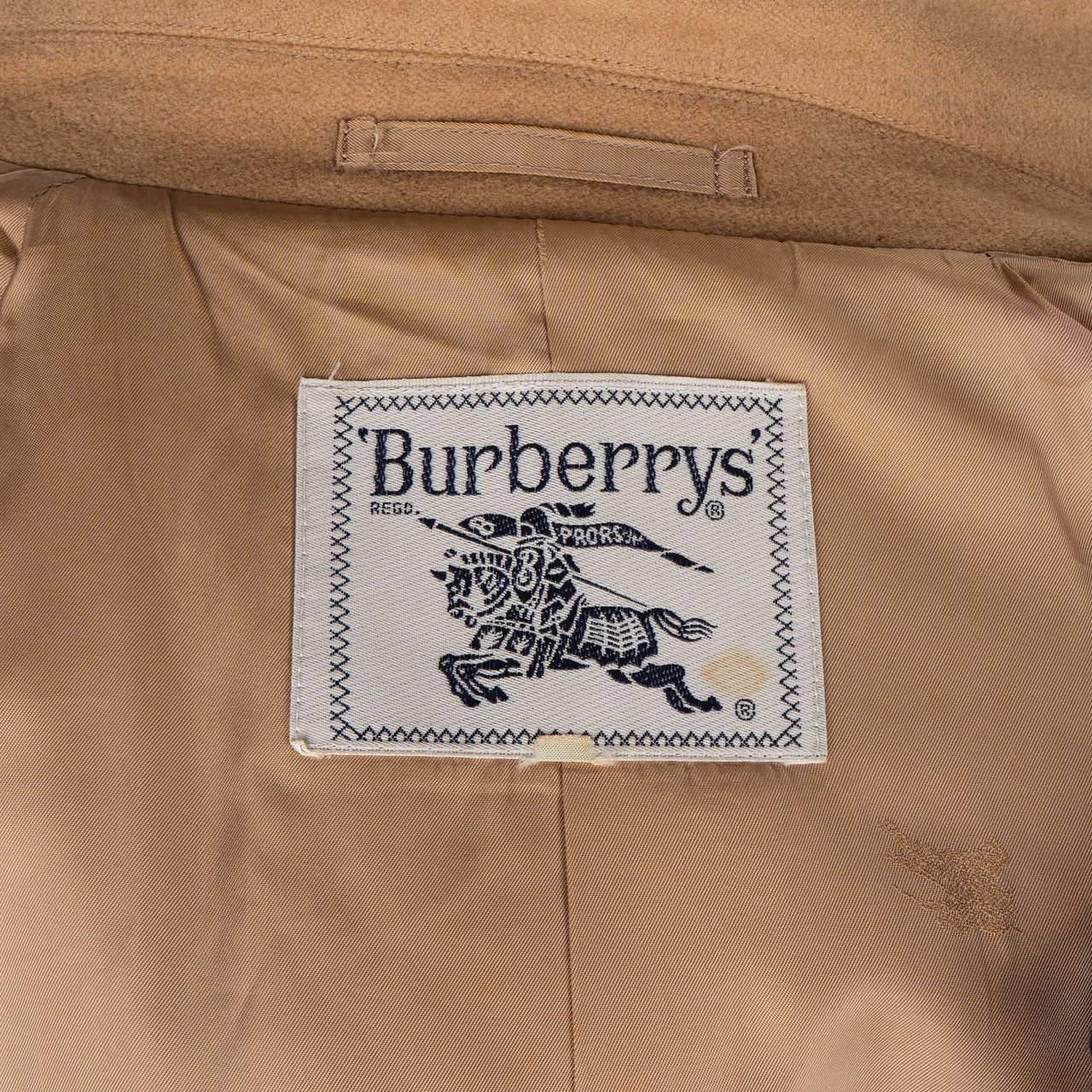 Burberry Burberrys Beige Wool Coat (DE36) Beige