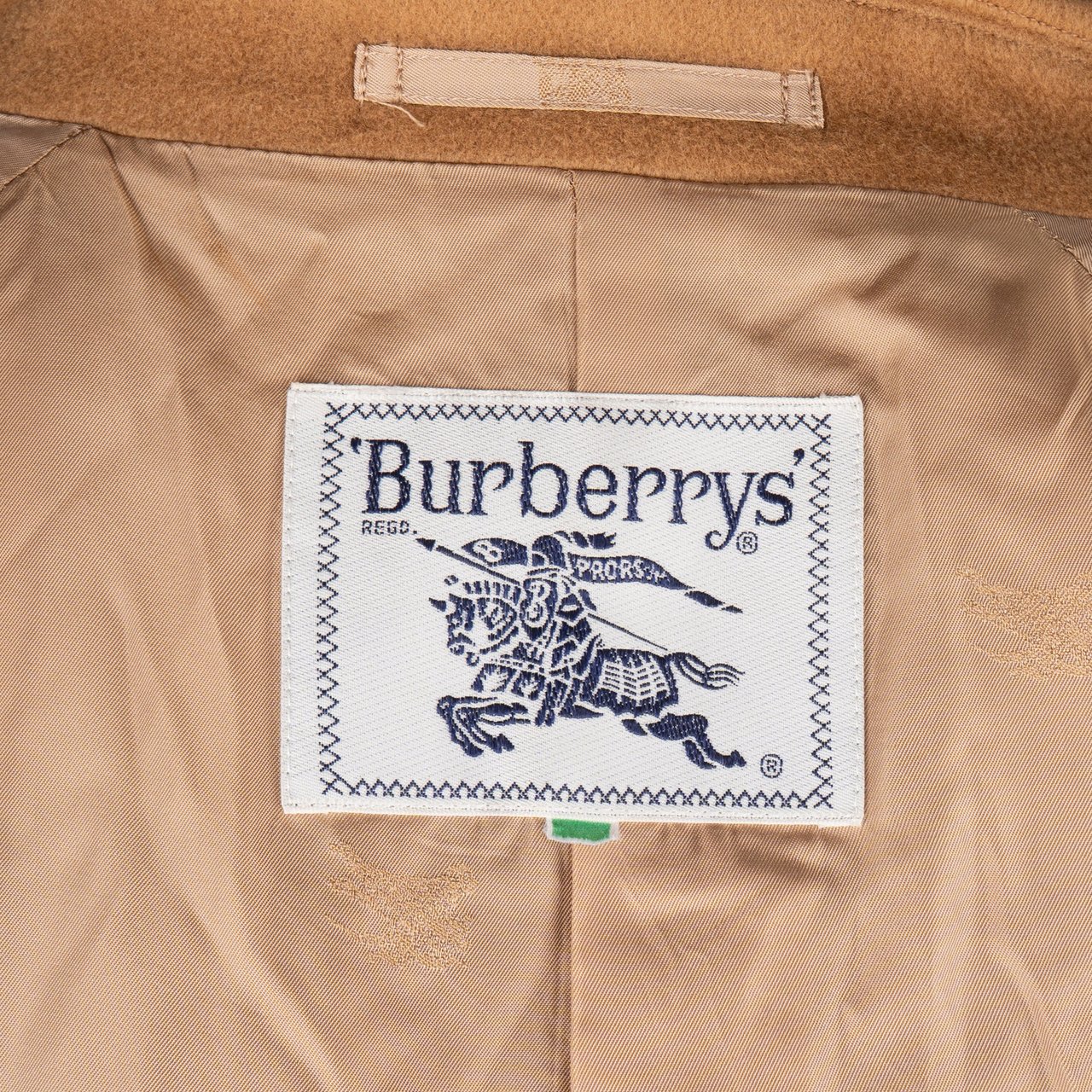 Burberry Burberrys Brown Wool Coat (DE36) Bruin