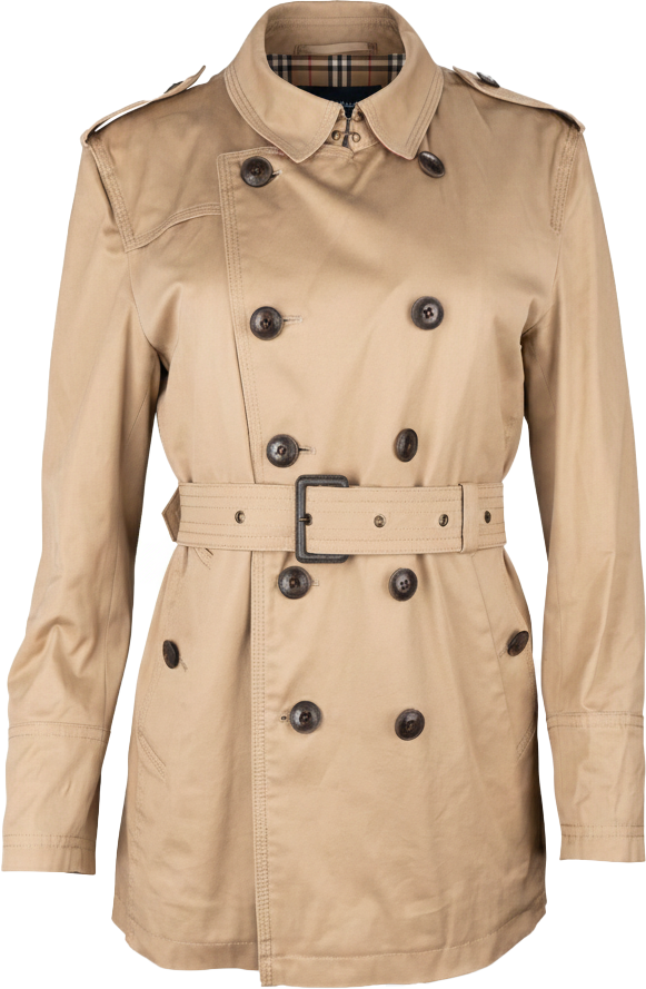 Burberry Burberry Black Label Beige Cotton Trenchcoat (M) Beige