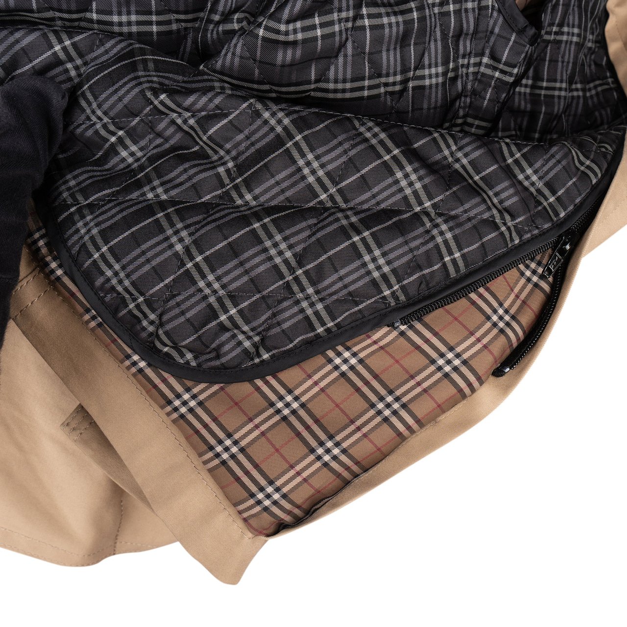 Burberry Burberry Black Label Beige Cotton Trenchcoat (M) Beige