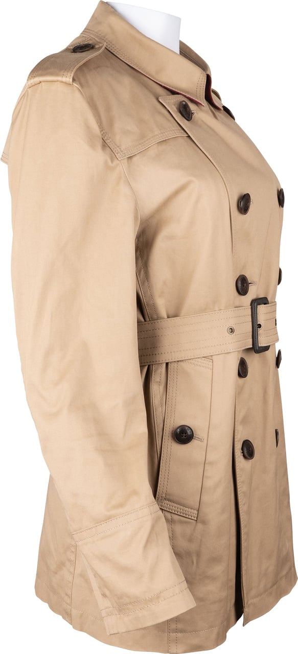 Burberry Burberry Black Label Beige Cotton Trenchcoat (M) Beige