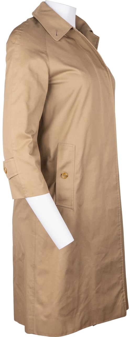 Burberry Burberrys Beige Cotton Trenchcoat  (DE34) Beige