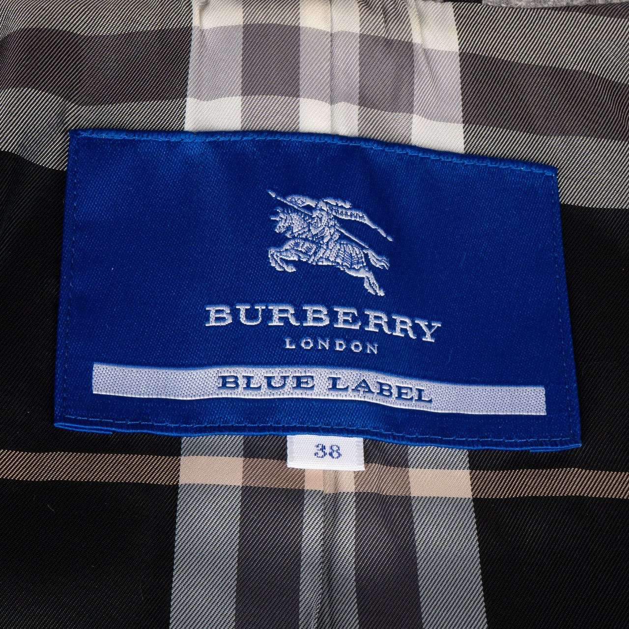 Burberry Burberry Grey Wool Coat (38) Divers