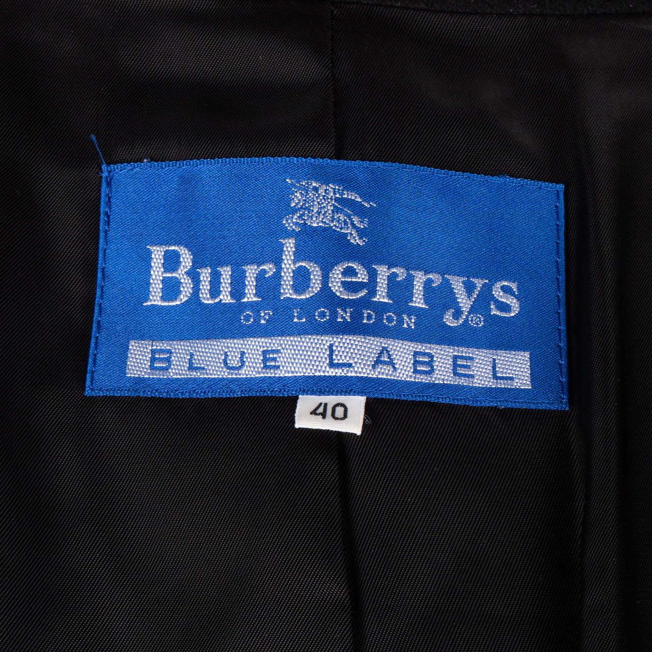 Burberry Burberrys Blue Label Wool Coat (40) Zwart