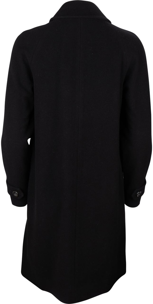 Burberry Burberrys Blue Label Wool Coat (40) Zwart