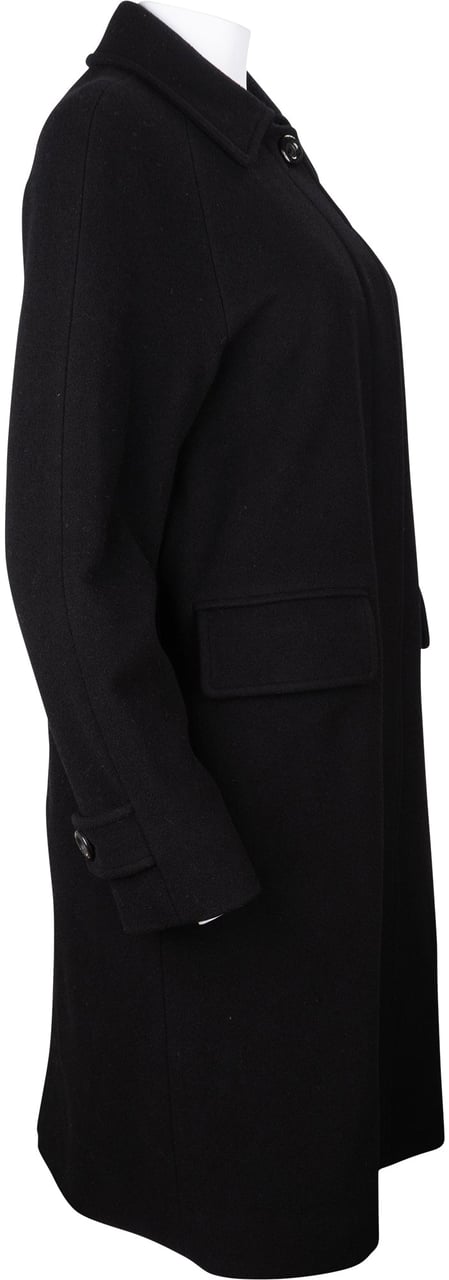 Burberry Burberrys Blue Label Wool Coat (40) Zwart