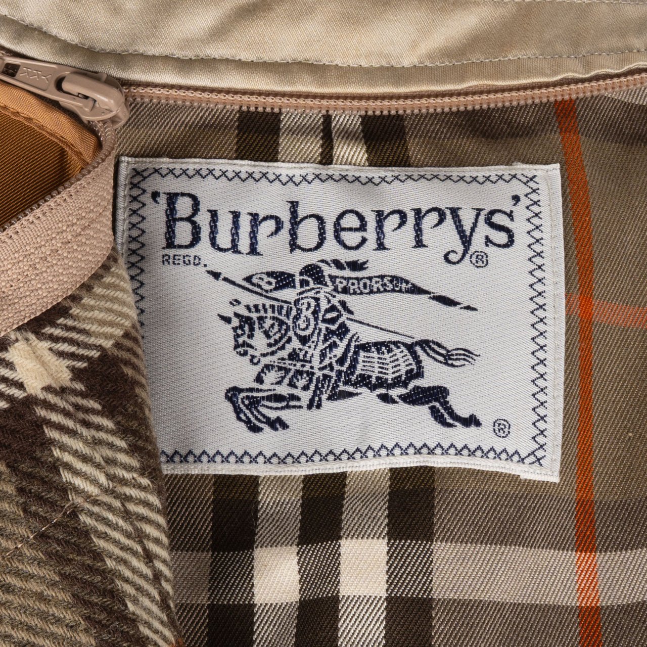 Burberry Burberrys Shiny Cotton Trenchcoat (D36 / S) Beige