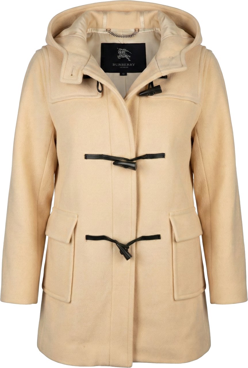 Burberry Burberry Black Label Cream Wool Prorsum Dufflecoat (13 / DE 34-36) Beige