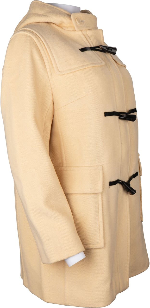 Burberry Burberry Black Label Cream Wool Prorsum Dufflecoat (13 / DE 34-36) Beige
