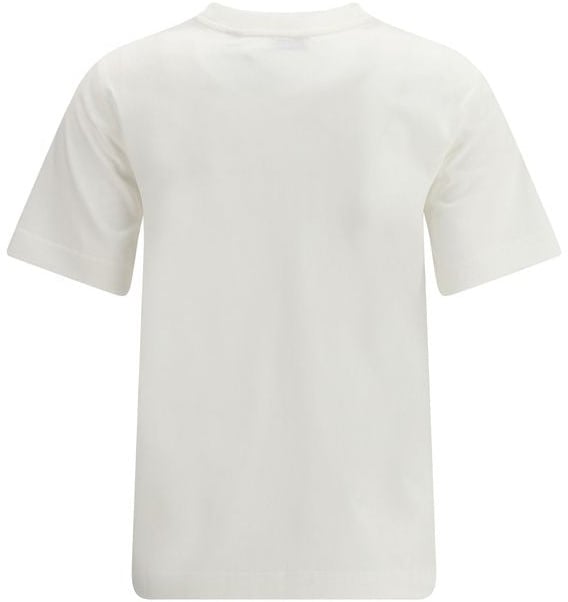 Burberry Burberry White Cotton T-Shirt Wit