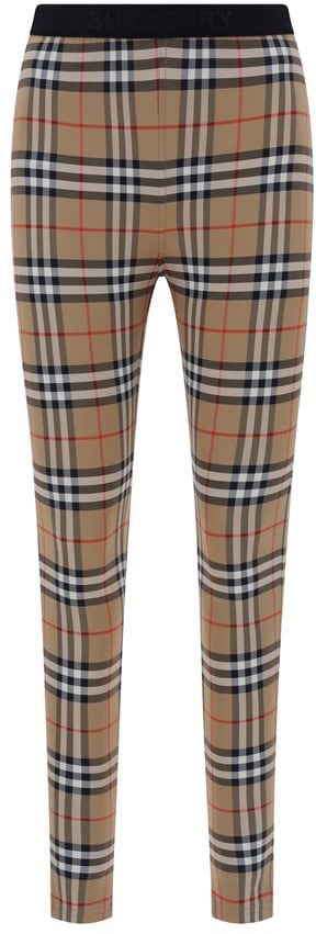 Burberry Brown Polyamide Leggings Bruin