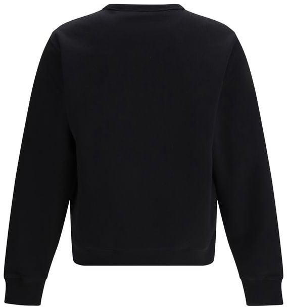 Burberry Black Cotton Sweatshirt Zwart
