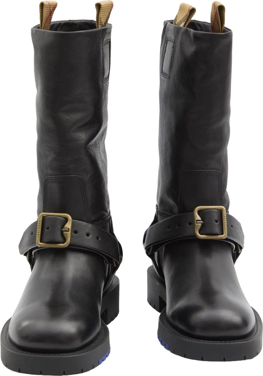Burberry Saddle boots Zwart