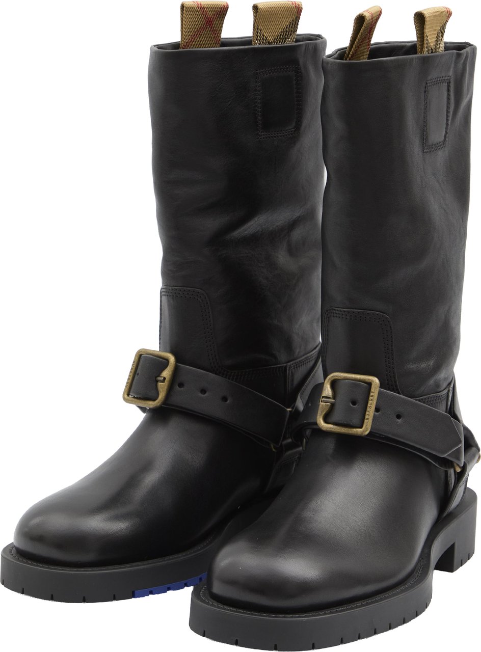 Burberry Saddle boots Zwart