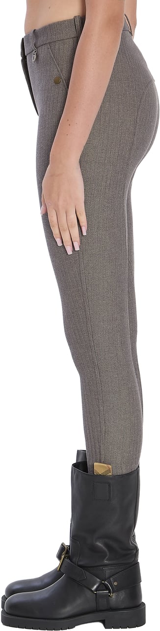 Burberry Stretch cotton Jodhpur trousers Bruin