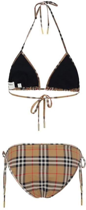 Burberry Burberry Brown Polyamide Bikini Bruin