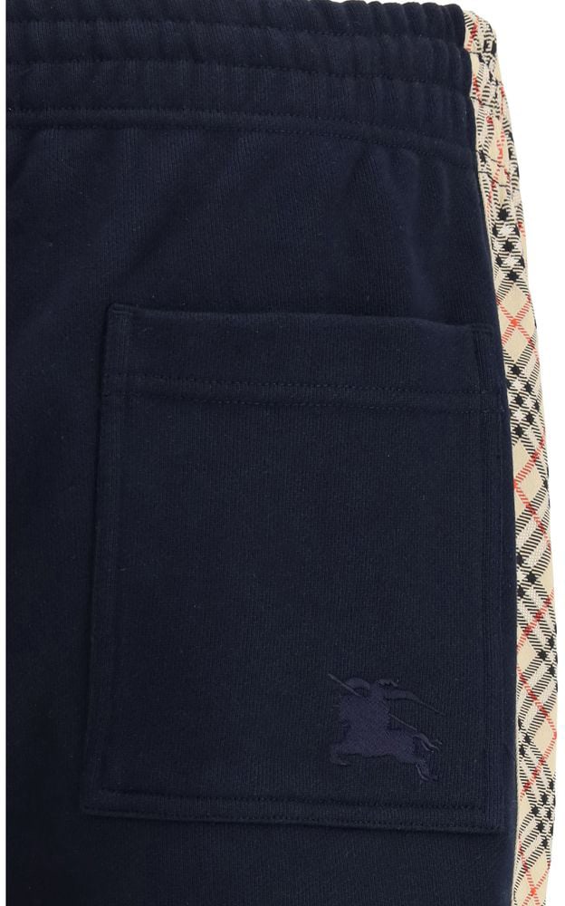 Burberry Blue Cotton Joggers (Workout Pants) Blauw