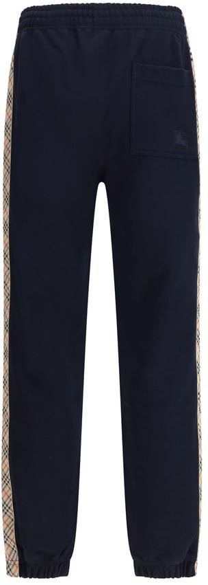 Burberry Blue Cotton Joggers (Workout Pants) Blauw