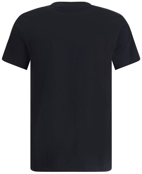 Burberry Black Cotton T-Shirt Zwart