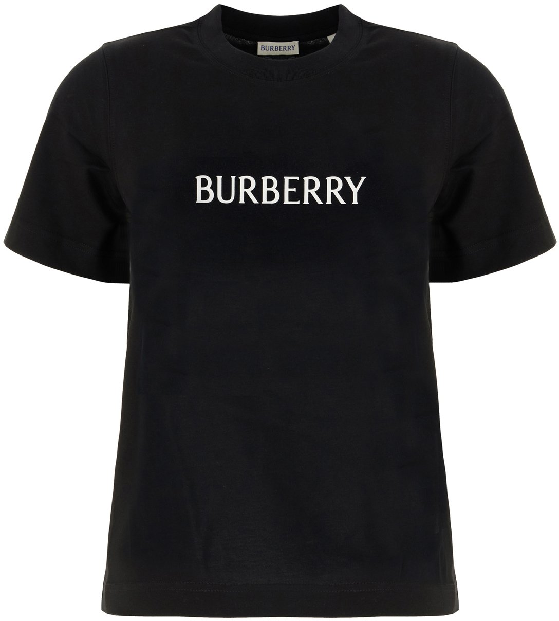 Burberry Black cotton t-shirt Zwart