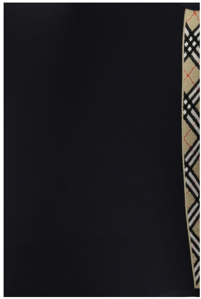 Burberry Black Polyamide One-Piece Swimsuit Zwart