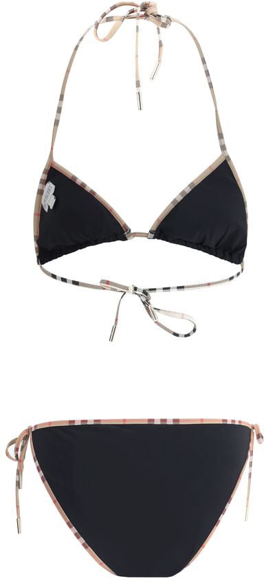 Burberry Burberry Black Polyamide Bikini Zwart