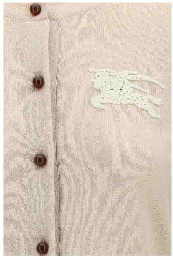 Burberry Beige Polyester Cardigan Beige