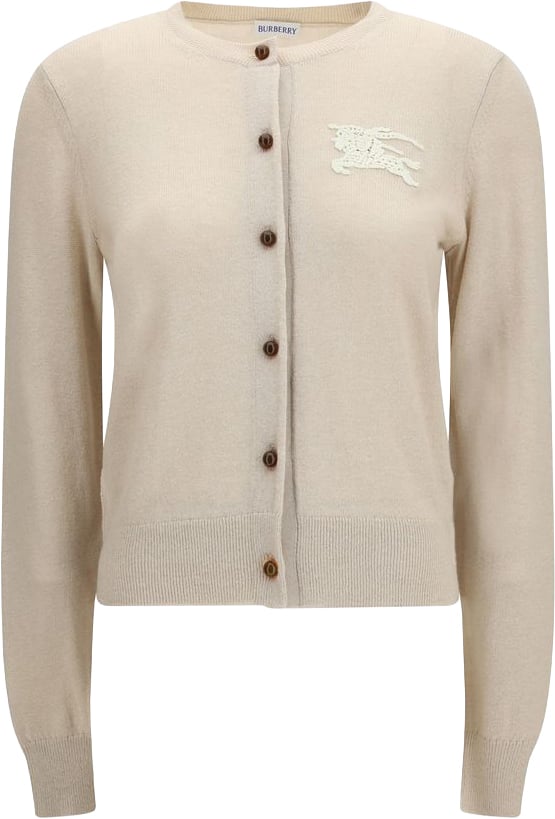 Burberry Beige Polyester Cardigan Beige