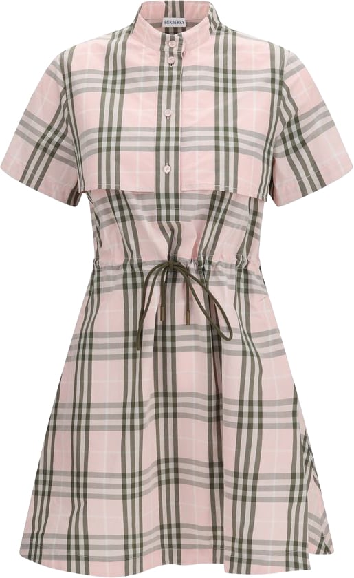 Burberry Multicolor Cotton Casual Dress Divers