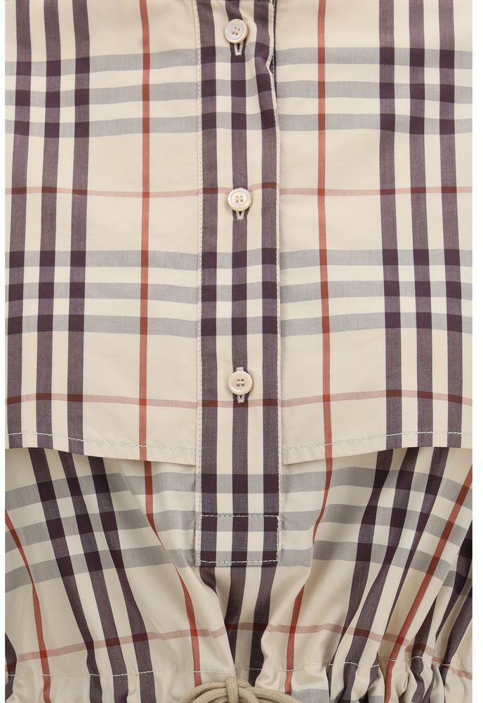 Burberry Beige Cotton Casual Dress Beige