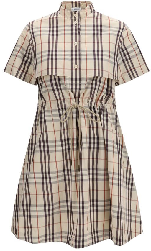 Burberry Beige Cotton Casual Dress Beige
