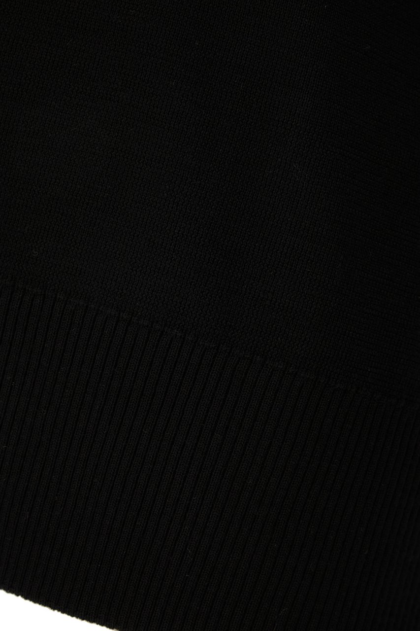 Burberry Black wool sweater Dierenprint
