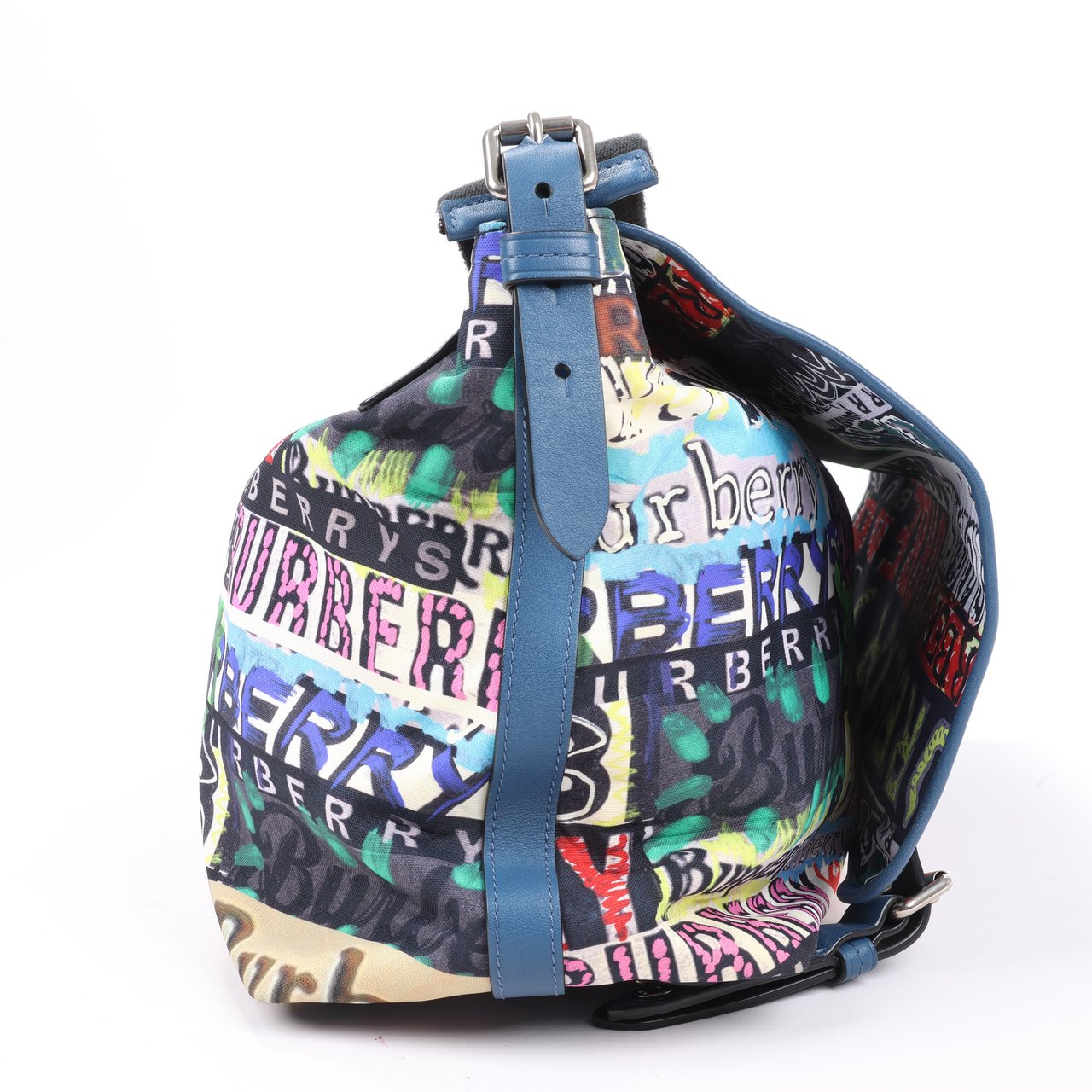 Burberry Burberry Graffiti Logo Printed Messenger Bag Multicolor Divers