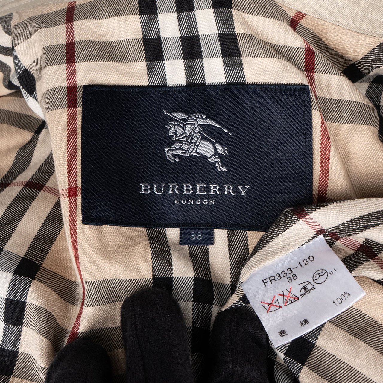 Burberry Burberry Beige Cotton Trenchcoat (38) Beige