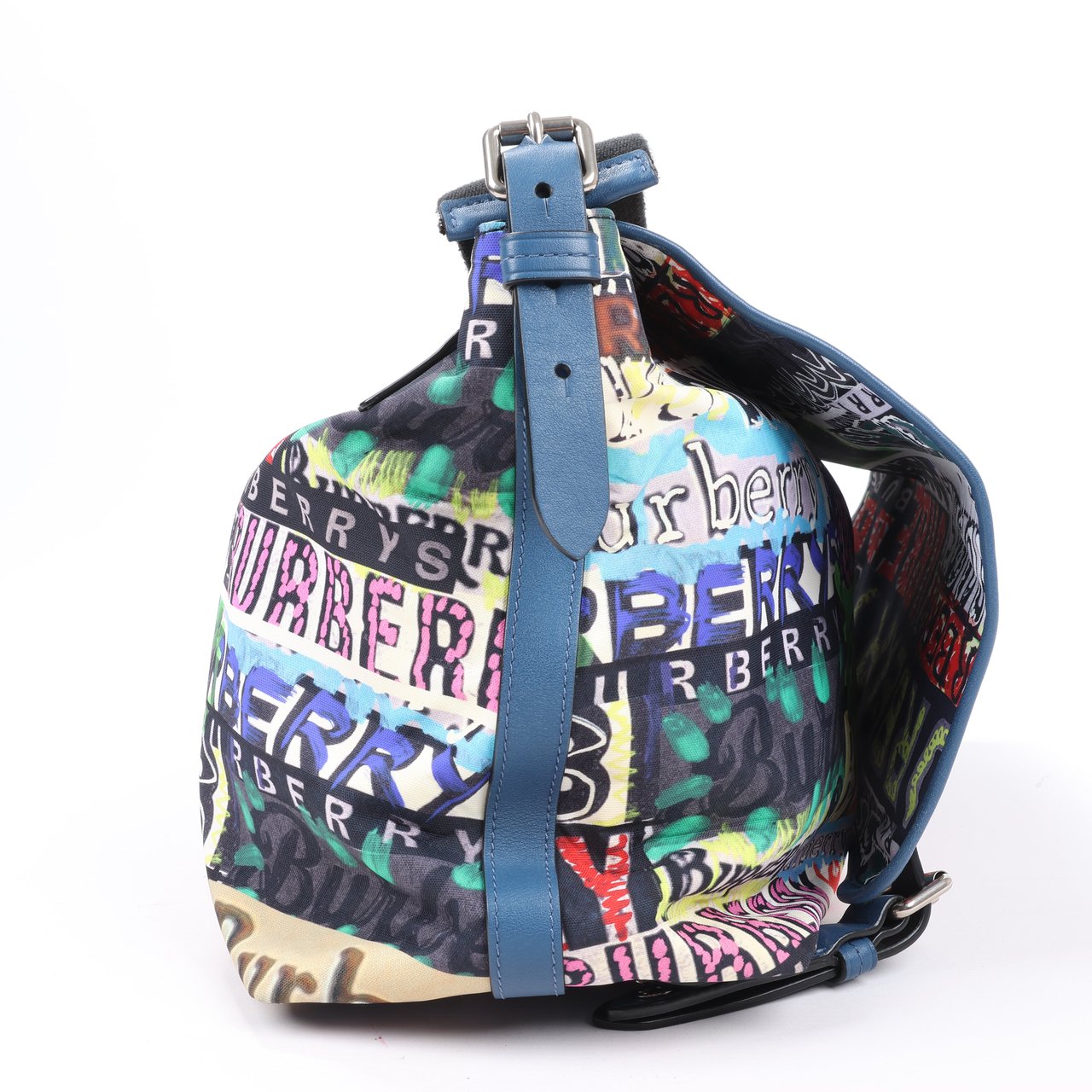 Burberry Burberry Graffiti Logo Printed Messenger Bag Multicolor Divers