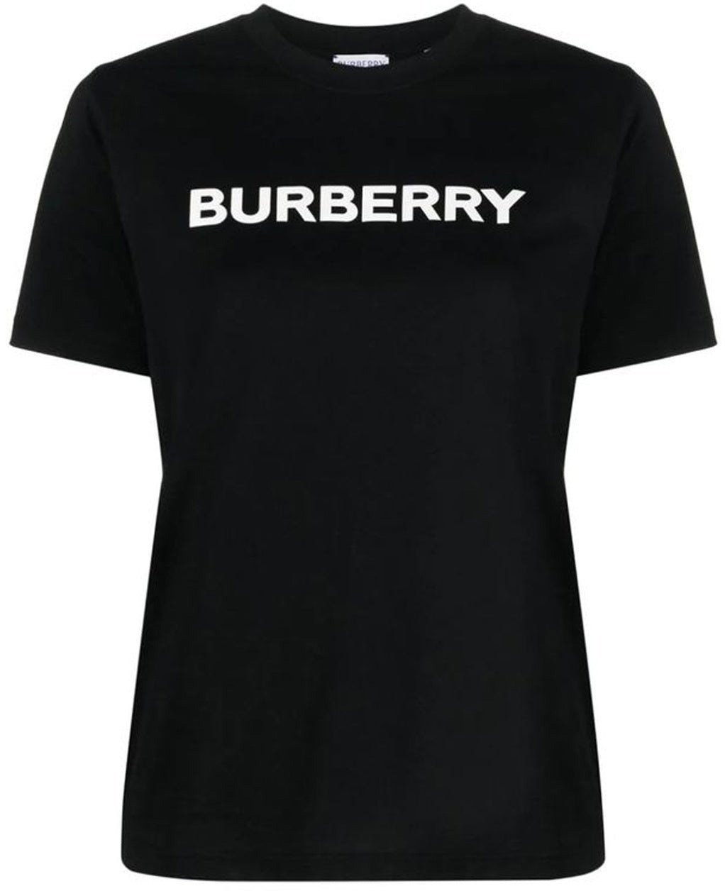 Burberry Burberry Cotton Logo T-shirt Zwart