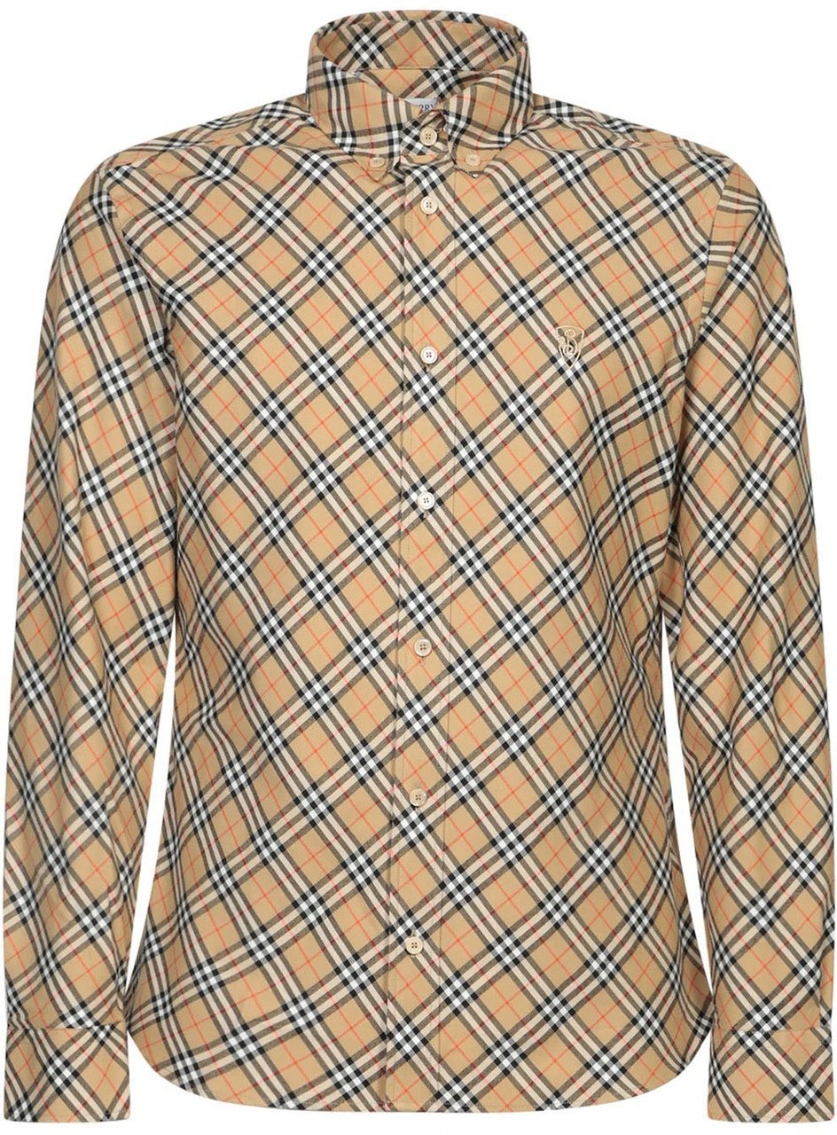 Burberry Burberry Sand Check Shirt Divers