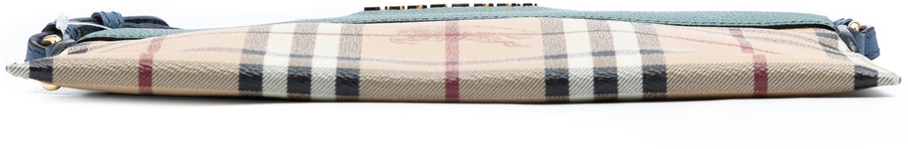 Burberry Haymarket Check Canvas Peyton Crossbody Bruin