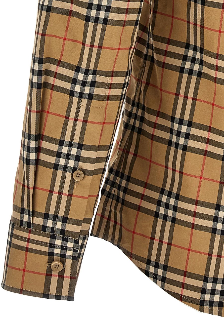 Burberry Beige Cotton Blouse Beige