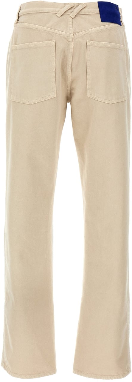 Burberry Beige Cotton Casual Pants Beige