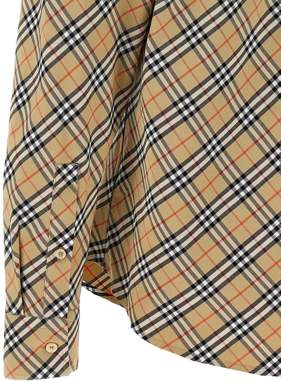 Burberry Beige Cotton Blouse Beige